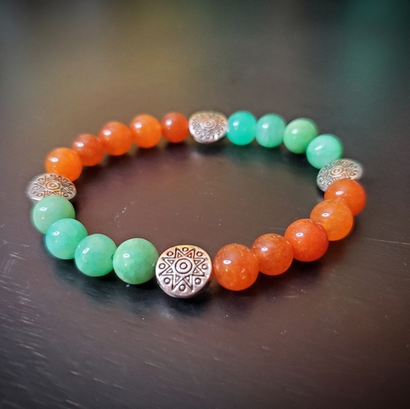 EARTHBOUND Jewelry - 🧡Sacral Chakra🧡 Reiki Infused Beaded Bracelet
